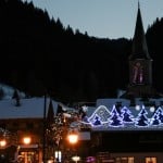 luxury family ski catered Châtel Christmas decor