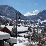 Chalet view over Châtel