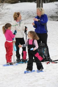 snow shoeing with the family - a great winter activity