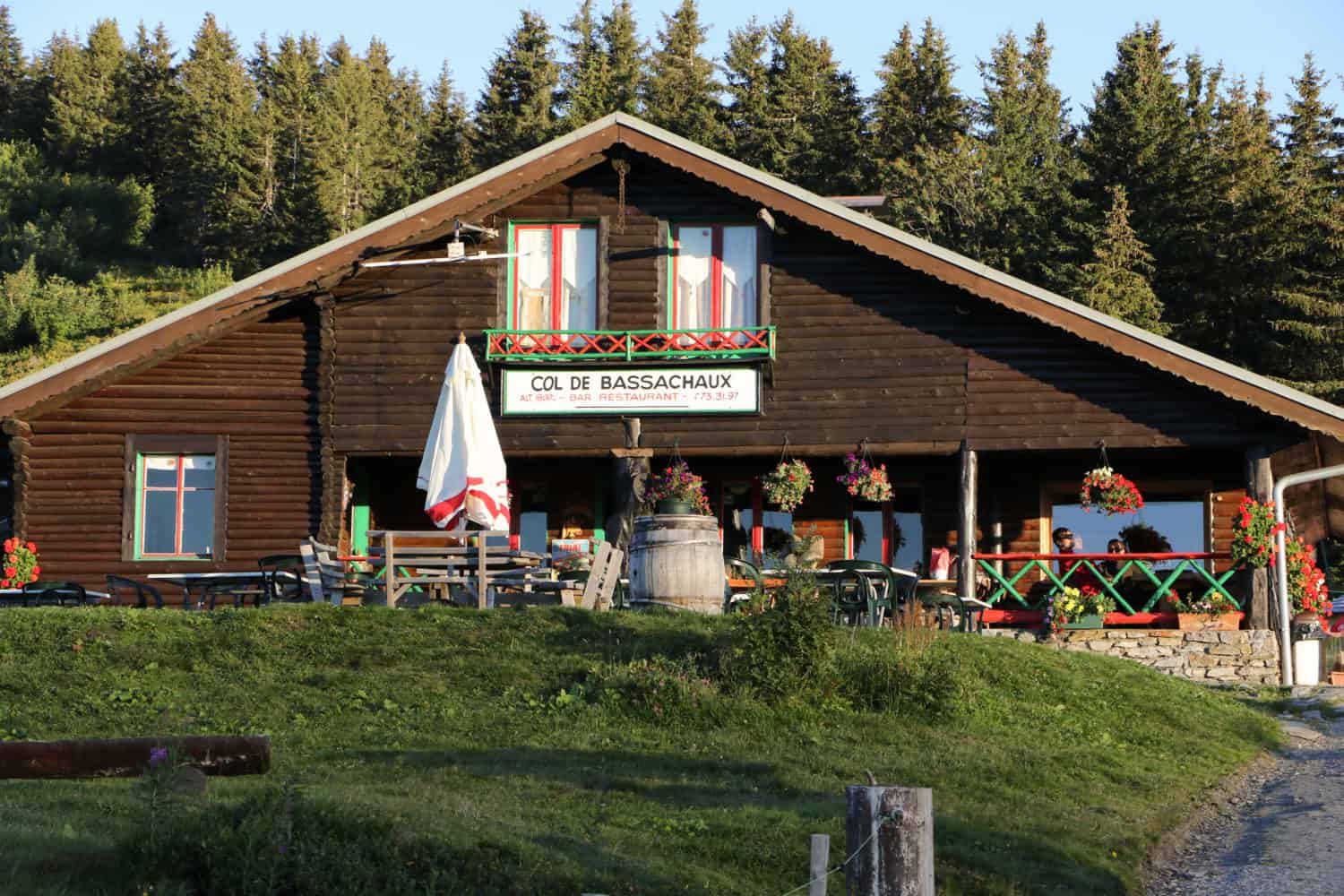The restaurant at Col de Bassachaux