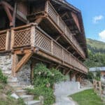 side view of la grange au merle by clarian chalets