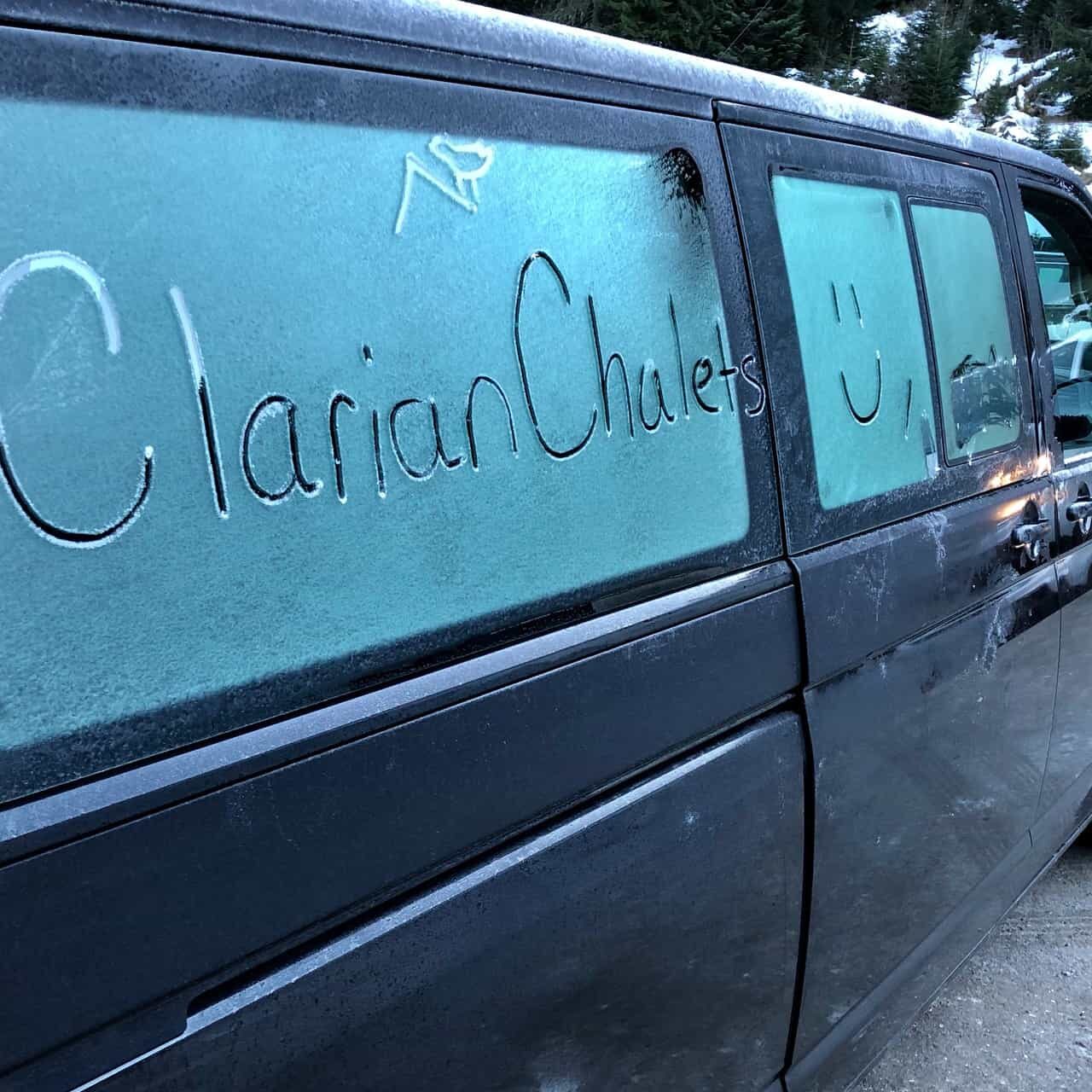 clarian chalets minibus